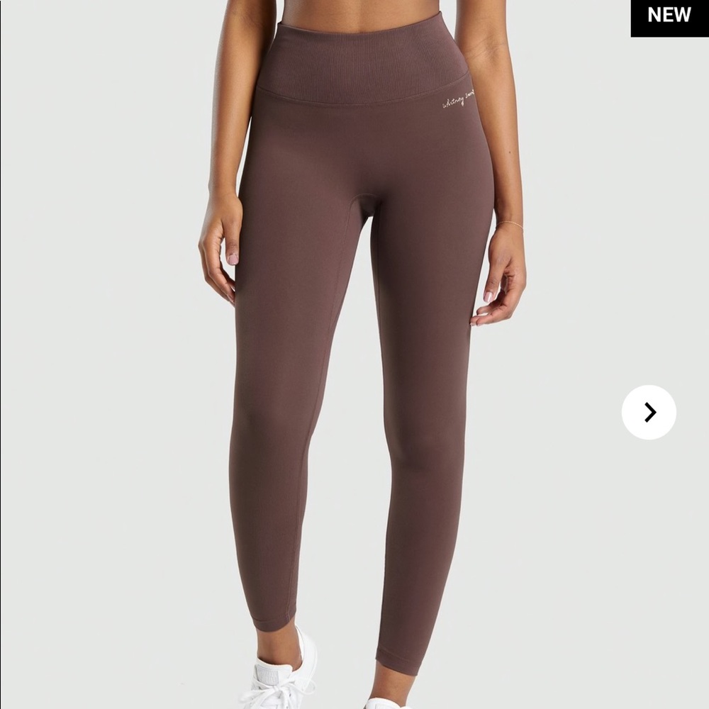 Whitney Simmons x Gymshark Rib Waist Leggings